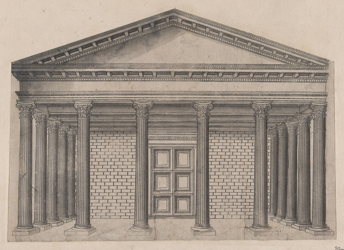 Speculum Romanae Magnificentiae - Maison antique a Nymmes