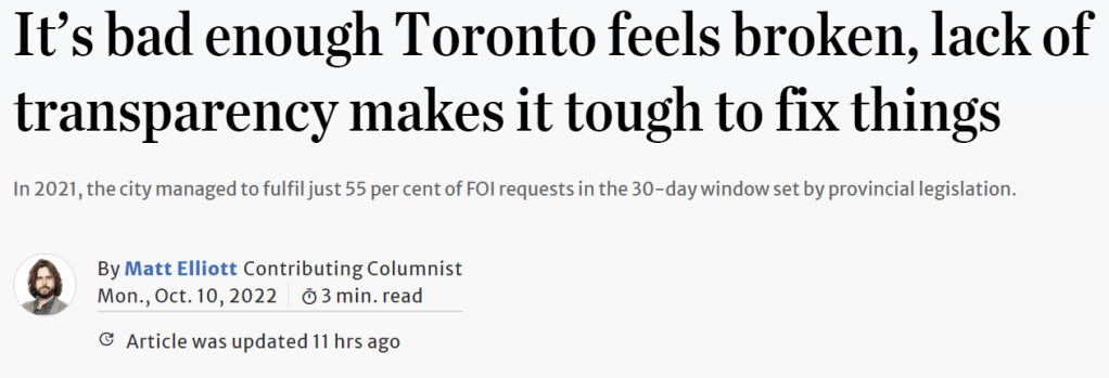 Canada’s biggest newspapers set their sights on Freedom of&nbsp;Information